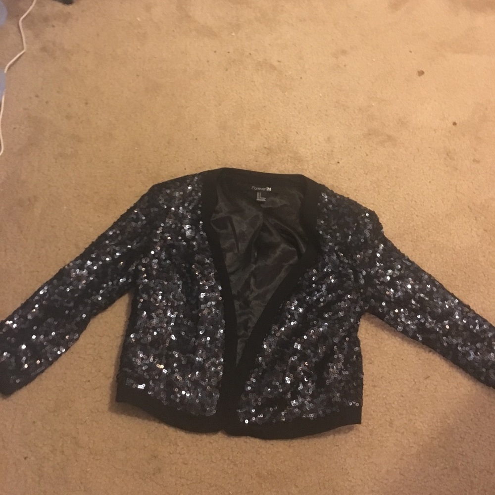 Forever 21 sequin blazer